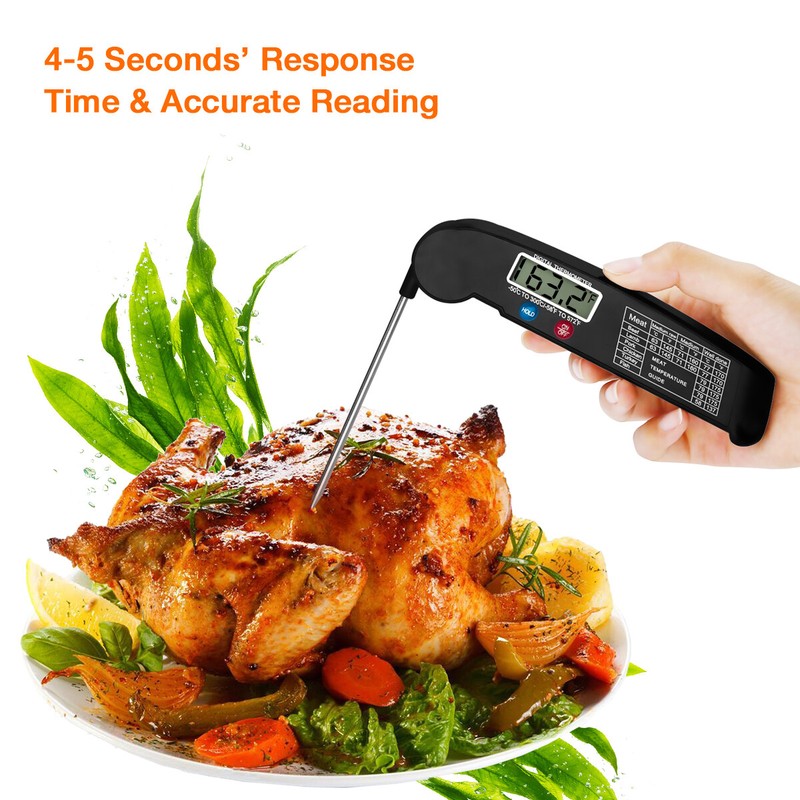 Instant Read Digital Meat Thermometer BBQ Grill Smoker For Kitchen Food Cooking gallery