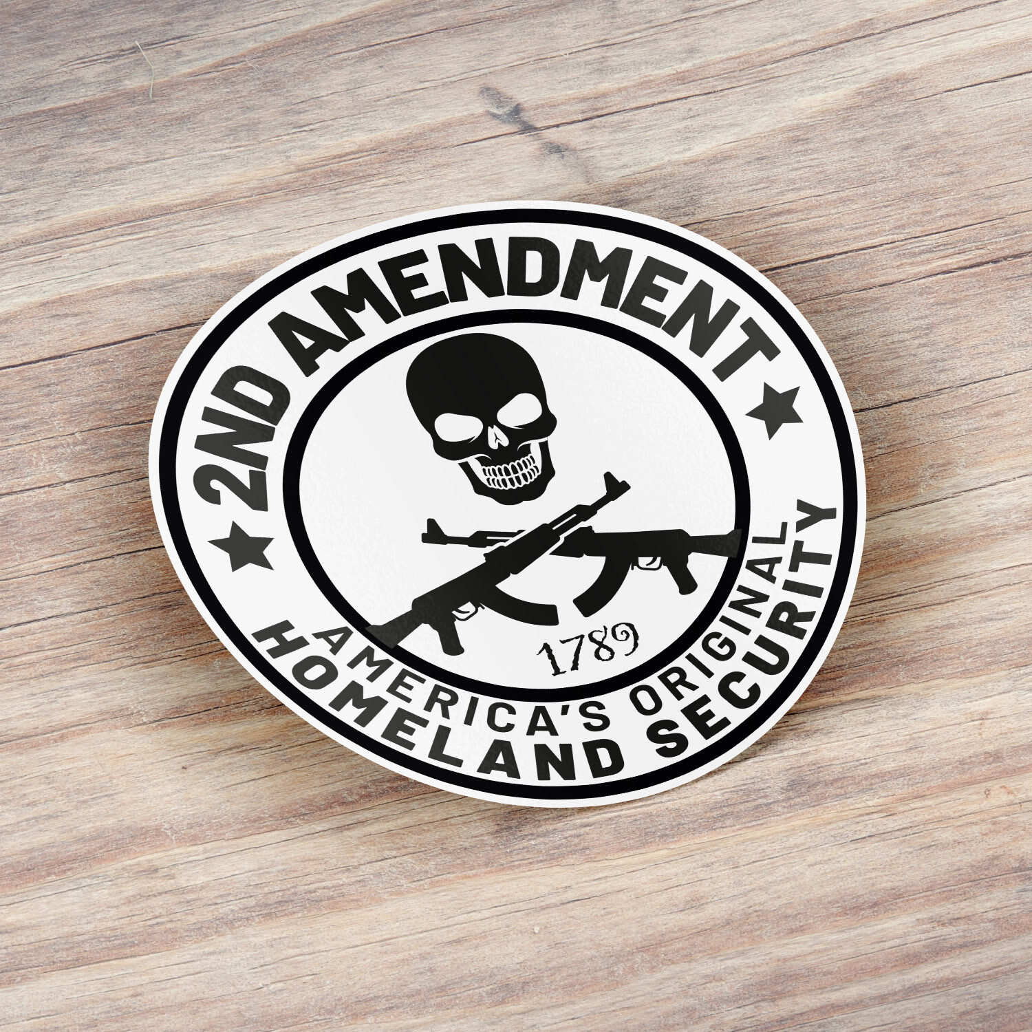 2nd Amendment America's Original Homeland Car Bumper Vinyl Sticker Decal gallery