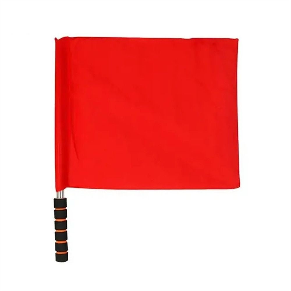 Multicoloured Color Soccer Referee Flag Fair Play Sports Match Linesman Flags gallery