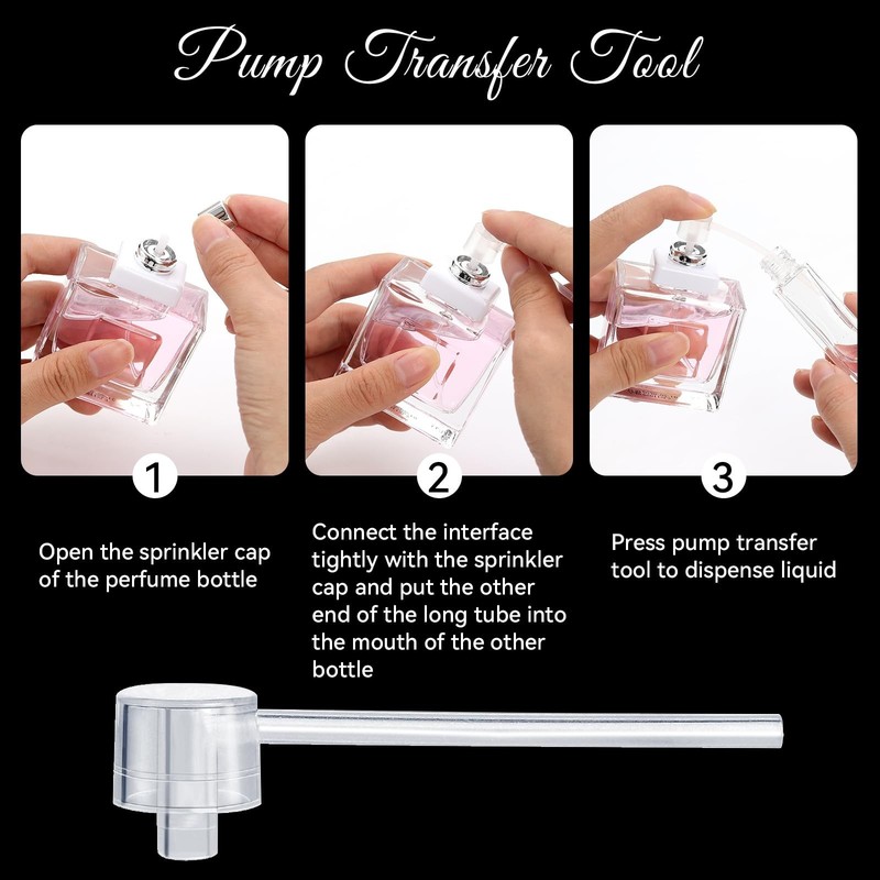 Perfume Refill Tool Kit, Plastic Extractor for Liquid Cologne Fragrance Sample gallery