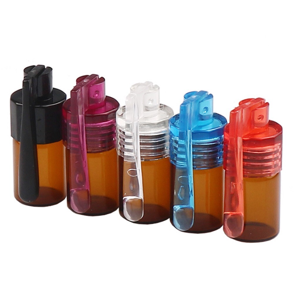 6Pcs Glass Sealed Storage Box With Spoon 180 Degree Flip Party Dispenser Bottles gallery