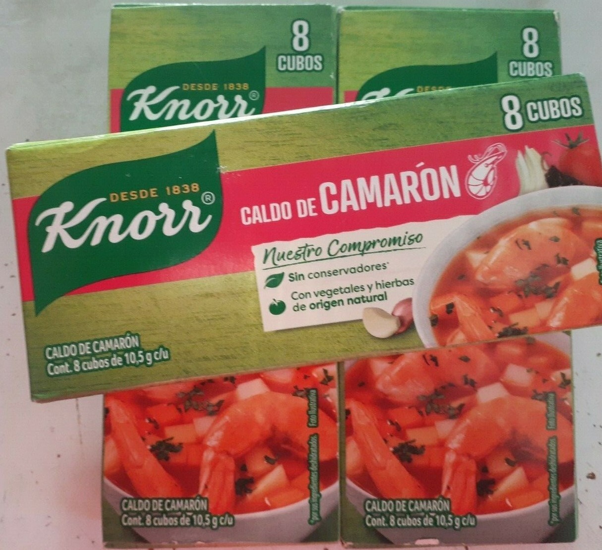 3 Pack Knorr Camaron Bouillon Cubes (8 cubes per pack--24 cubes total) gallery