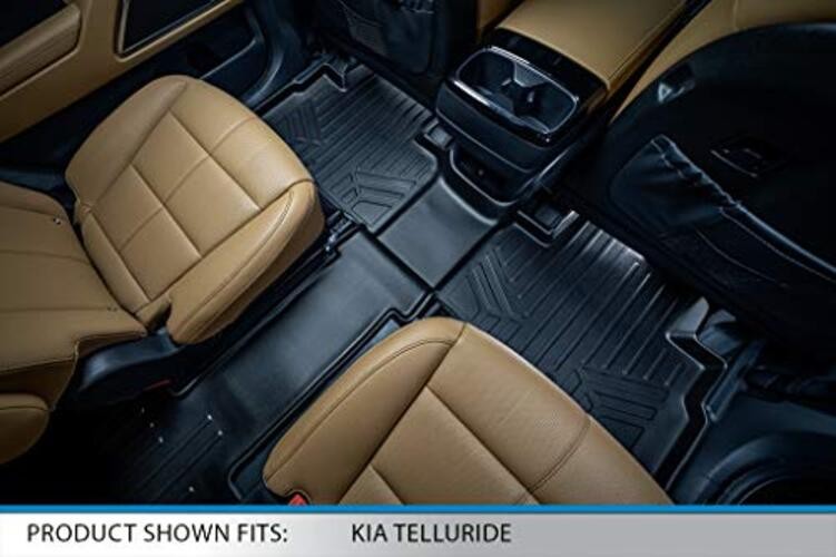 All Weather Custom Fit 3 Row & 4 Rows (A + BC + D) Kia Telluride 2020 - 2025 gallery