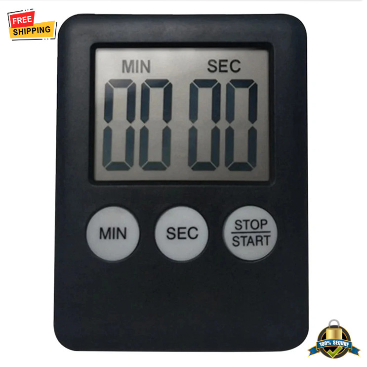 Mini Digital Kitchen Timer Multifunction Stopwatch LCD for Cooking & Sports gallery