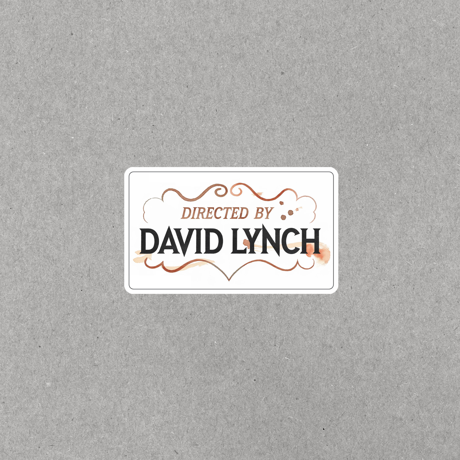 Vintage-Inspired Directed By David Lynch Movie Clapperboard Sticker #432 gallery