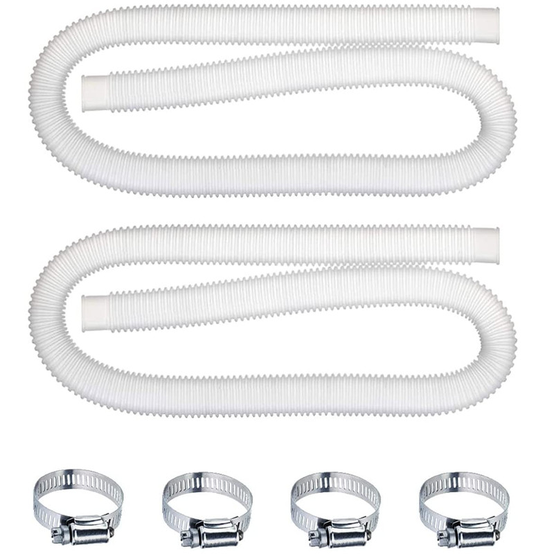 2 Pack Pool Pump Replacement Hose Pipe Accessory For Above Ground Pools Part gallery