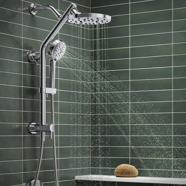 Kohler HydroRail 3-in-1 Multifunction Showerhead and Column Kit-Polished Chrome gallery