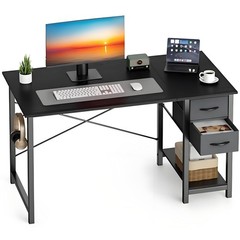 Computer desk with drawers