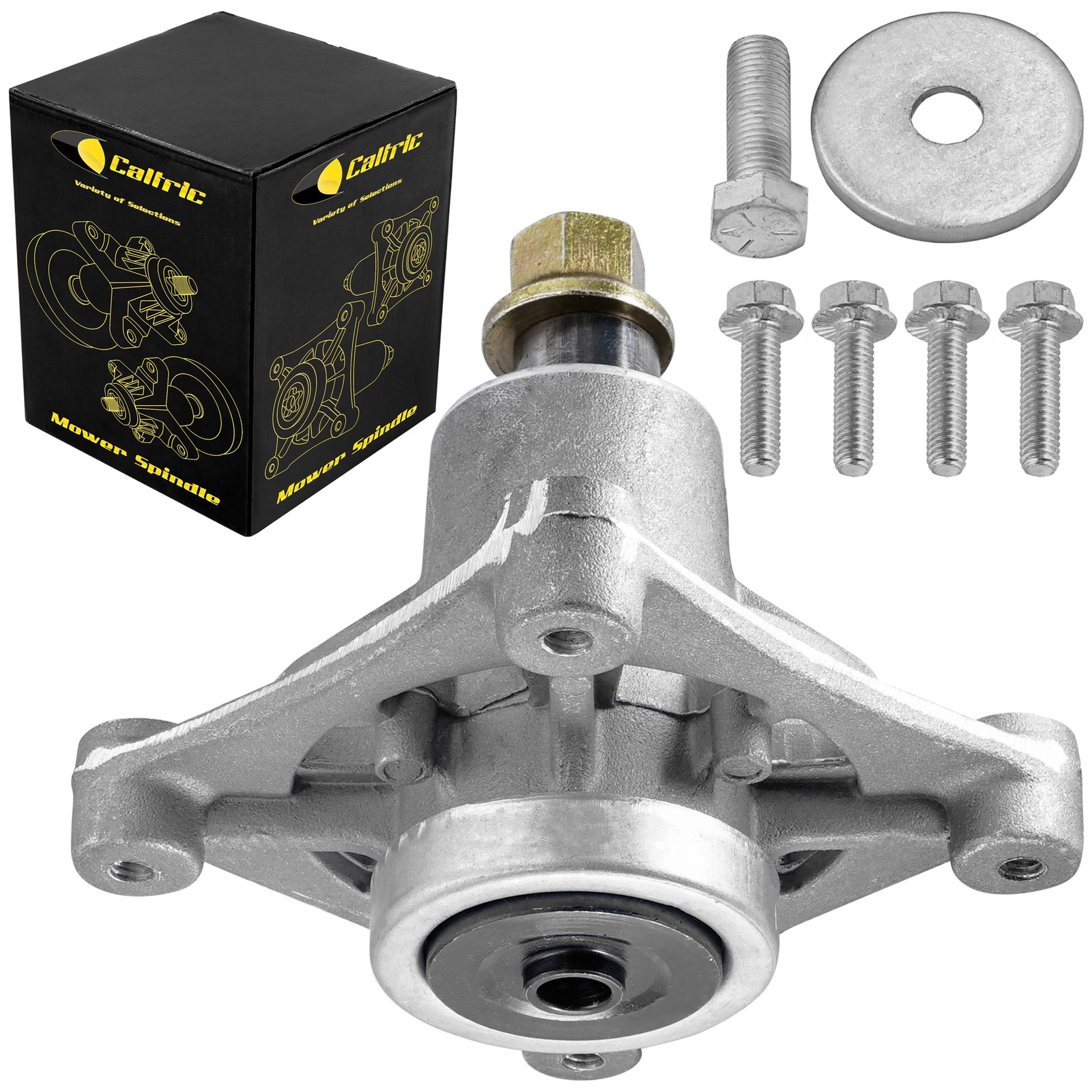 Spindle For Hustler Raptor 938563 938571 938589 938597 938605 36" 42" 52" gallery