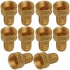 Swivel Garden Hose Adapter, 1/2" HB x 3/4" FH , Brass Lead Free 10 Pack gallery