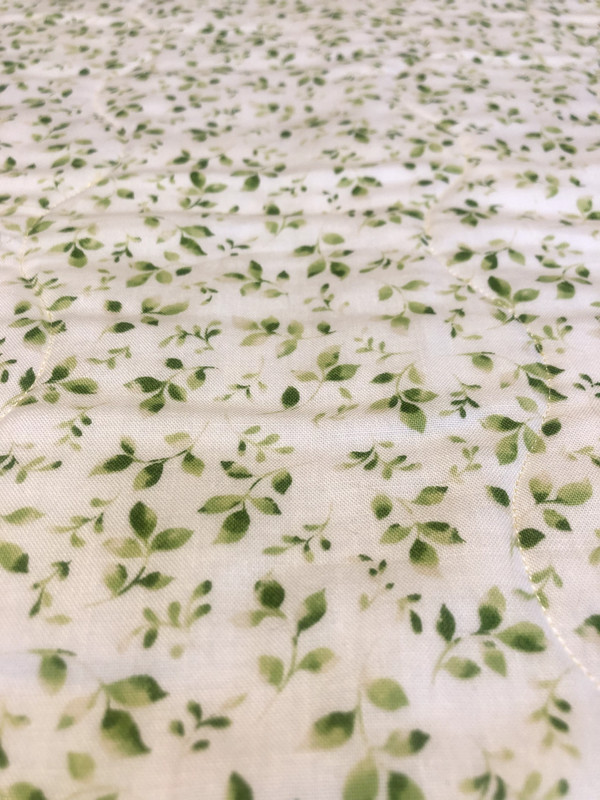 Reversible Quilted Table Runner Handmade Lemons Yellow Green Plaid 45"x20" gallery