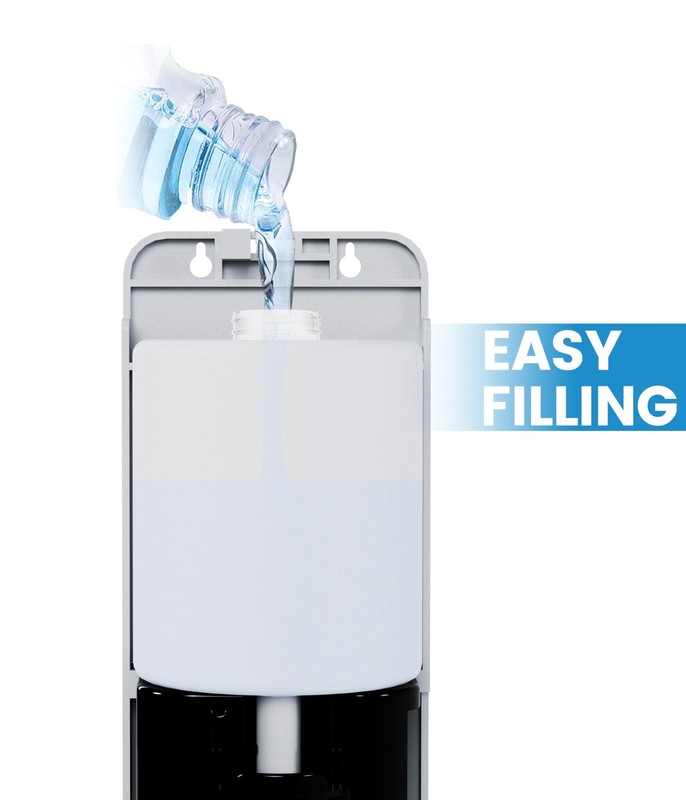 Automatic Wall Mounted Soap Dispenser, 27 fl oz / 800 ml Touchless Sensor Liq... gallery