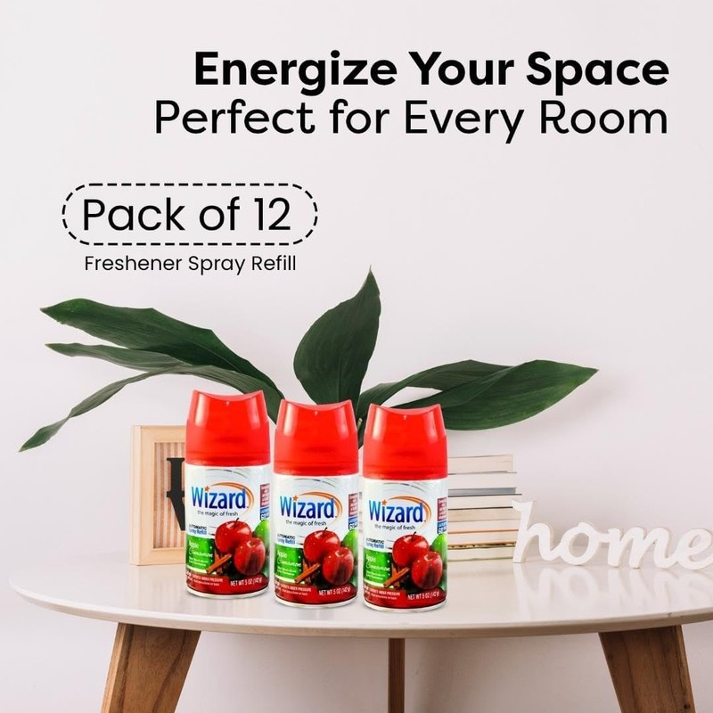 12 WIZARD Automatic Spray Refills 5oz Air Freshener Refill Cans gallery