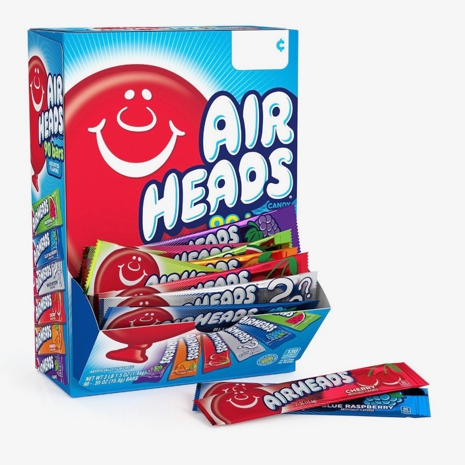AirHeads Variety Pack 90 Count Assorted Flavors 0.55 oz Bulk Candy gallery