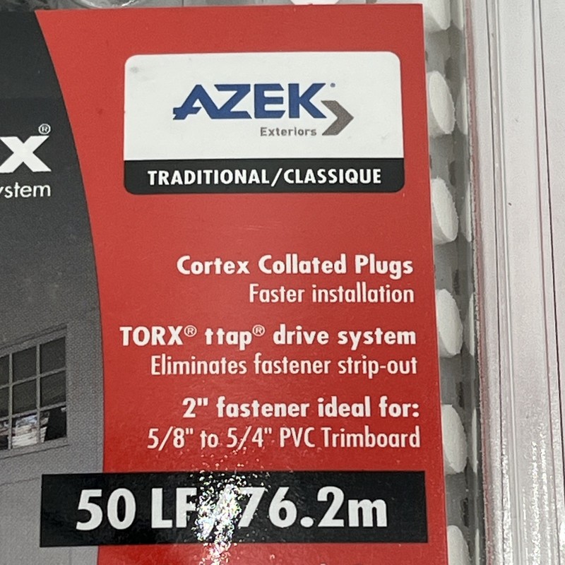 NEW!! FastenMaster Cortex Hidden Fastening System AZEK Trim 2" Screws Plugs 50LF gallery