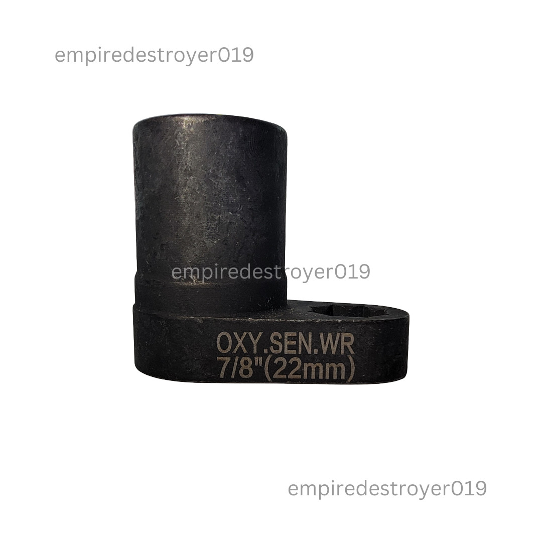 7/8-Inch (22mm) Offset Oxygen O2 Sensor Socket Wrench Removal Tool gallery