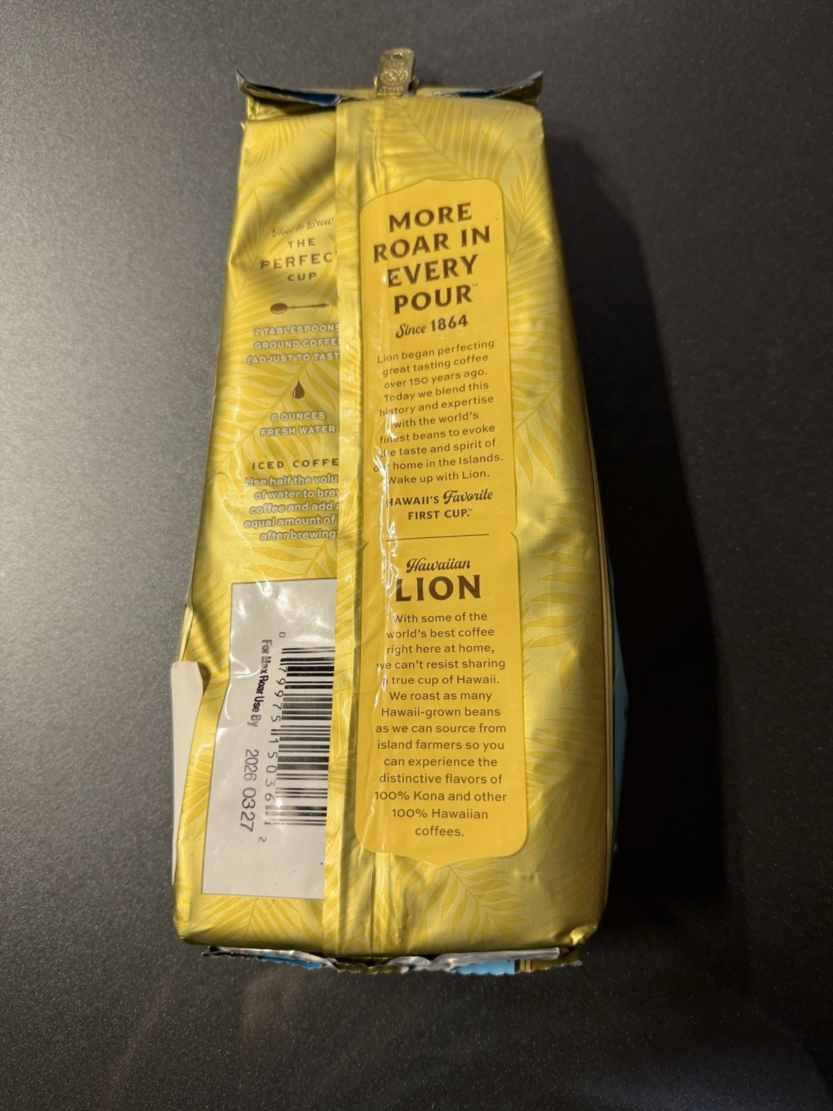 3pk Lion 100% Kona Coffee Medium-light Roast Ground 7oz/198g Each gallery