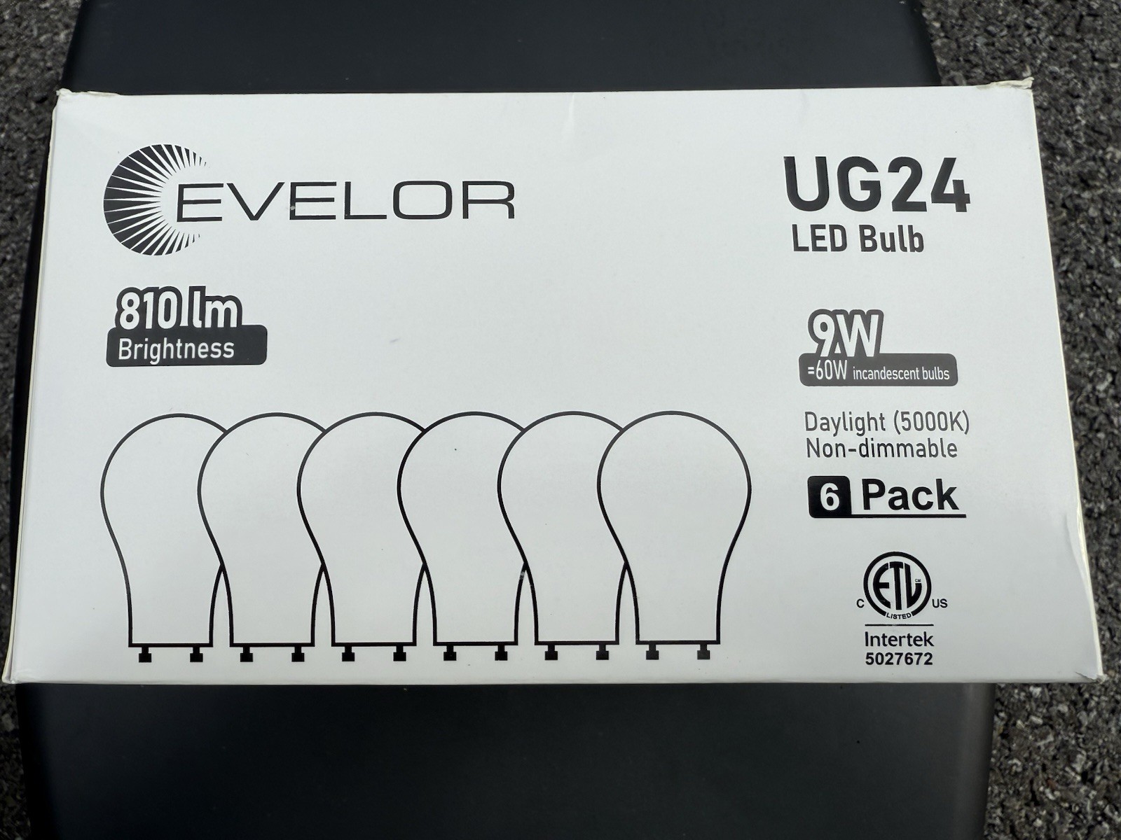 🔥EVELOR Ug24 Led Light Bulb (6-Pack) 810 Lm Brightness FREE SHIP gallery
