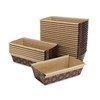Junior Loaf Paper Baking Pan 25-Pack, 6 x 2.5 x 2 Inches gallery