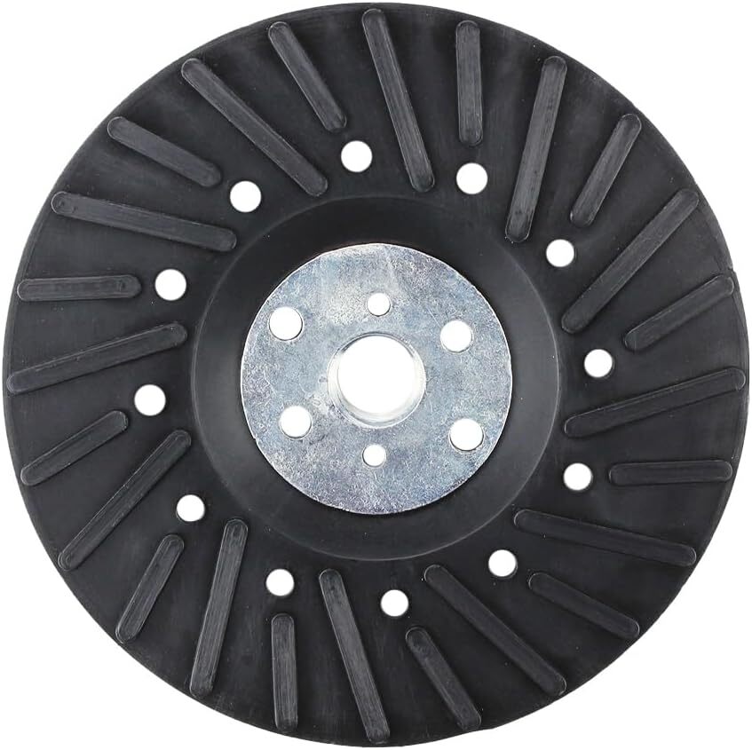 2 Pack - 5" x 5/8"-11 Resin Fiber Disc Backing Pad w/ Lock Nut for Angle Grinder gallery