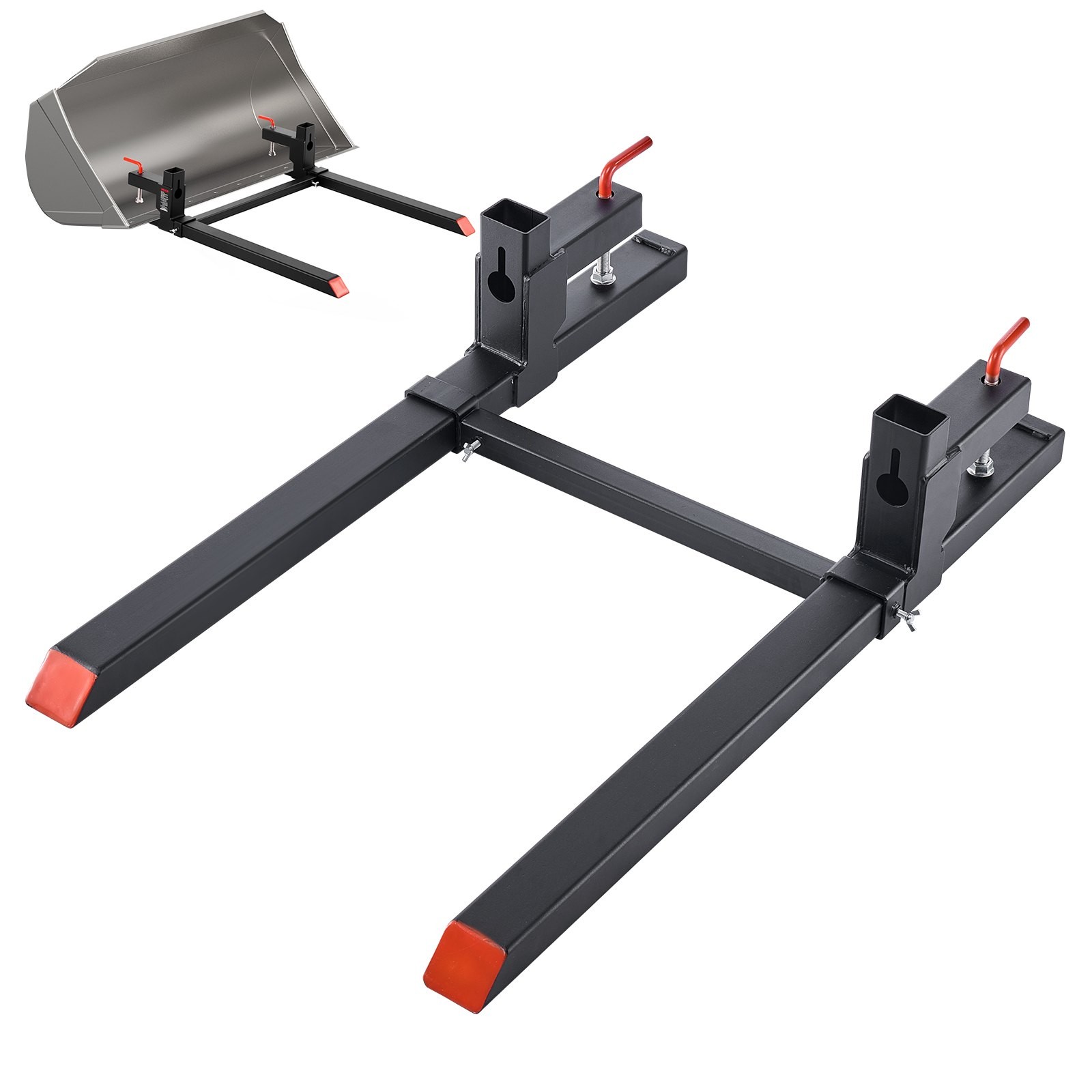 Pallet Forks, 2000 lbs Clamp on Pallet Forks, 43-Inch Total Length Heavy-Duty Tr gallery