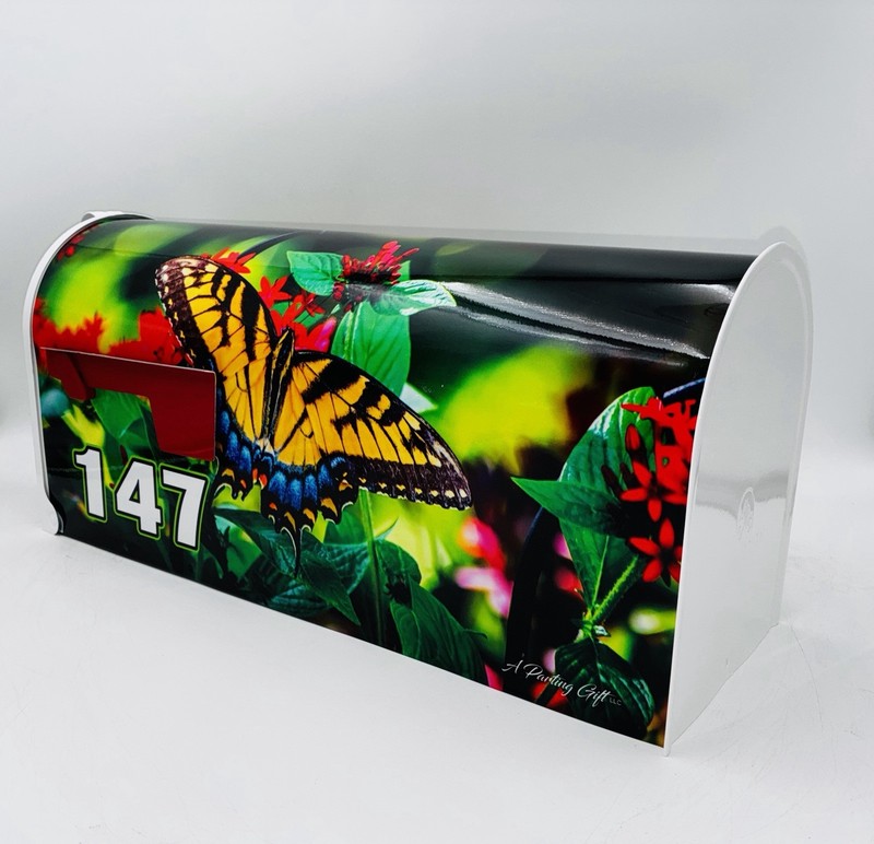customized mailbox, butterflies, christmas gift, stocking stuffer, giftful, sale gallery