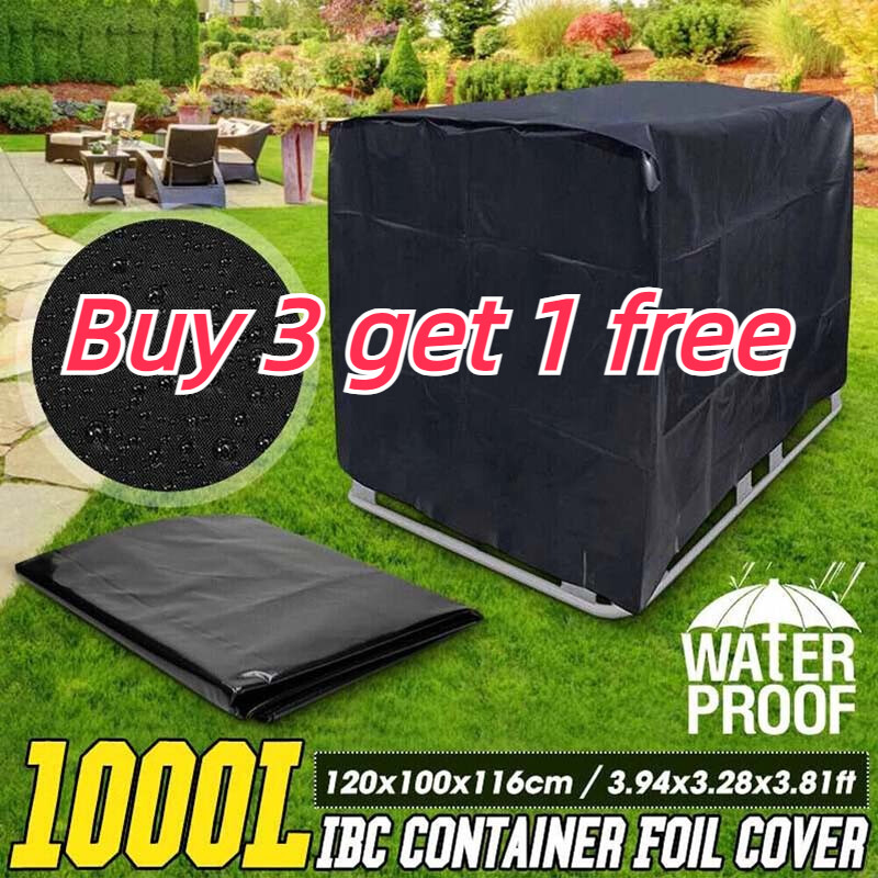275 Gallon IBC Tote Cover Sunshade Protective 1000L Garden Water Tank Waterproof gallery