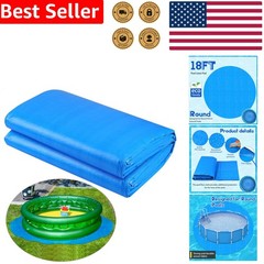 Durable 18 Ft Pool Ground Cloth Extends Life Waterproof Underlayment Protection