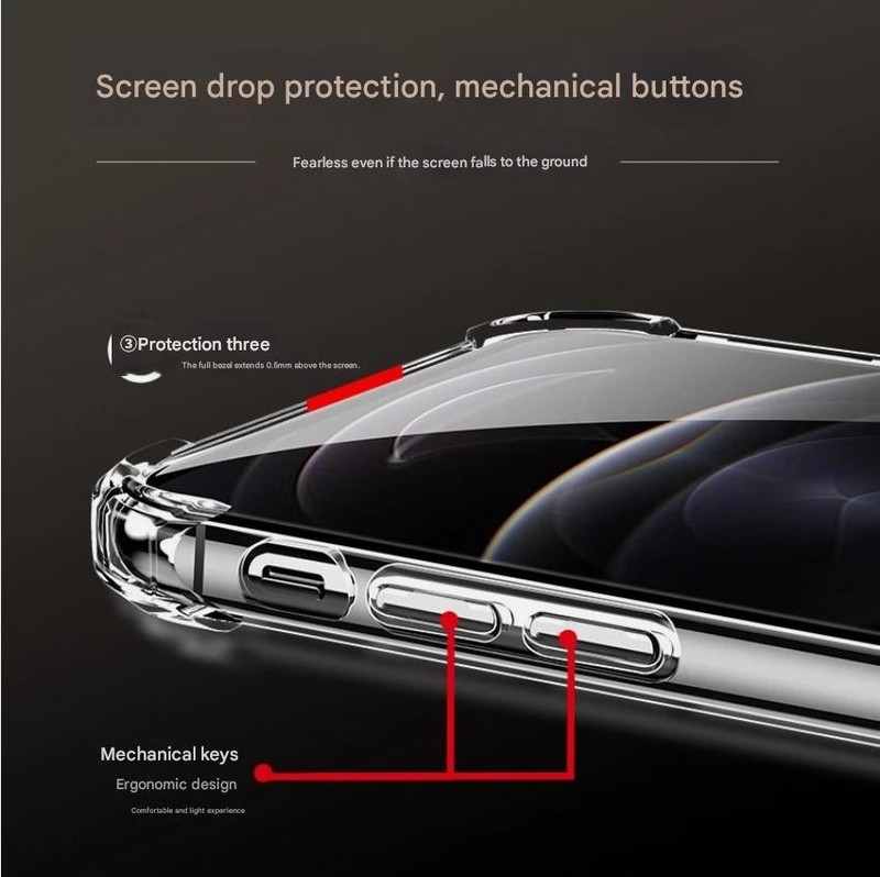 Clear Case Shockproof Cover for iPhone 17 16 15 14 13 12 11 Pro Max Mini XS XR X gallery