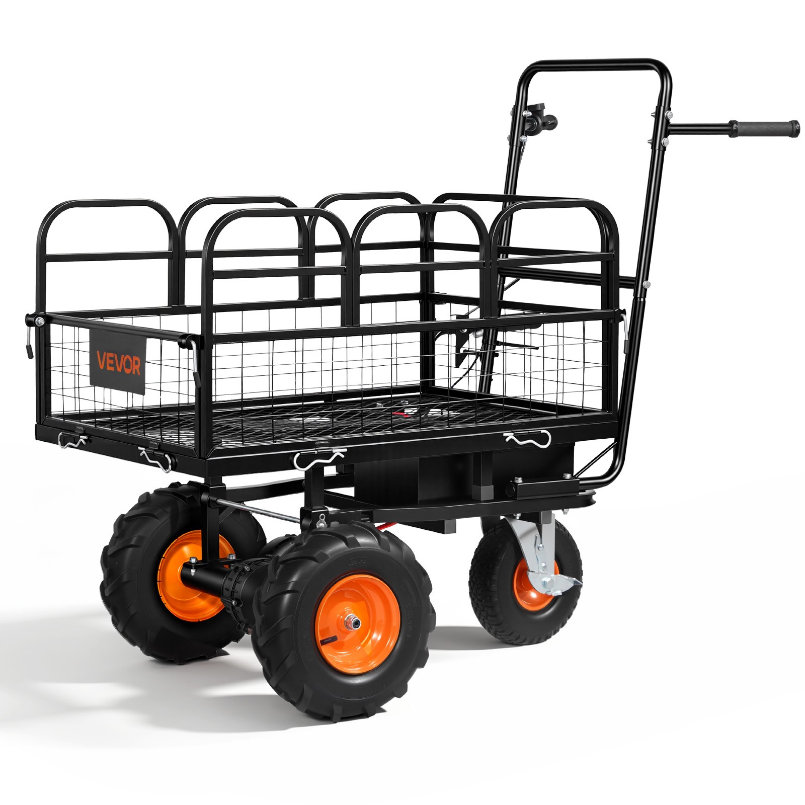 VEVOR Electric Utility Cart Power Wagon Wheelbarrow 36V 432 Wh Battery 500 lbs gallery