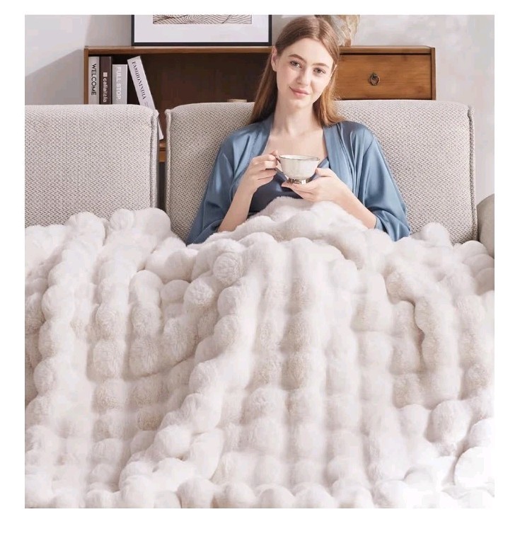 Heated Blanket Throw with 1/2/4/6/8 Hours Auto-Off 10 Heat Level, 50'' * 60''... gallery