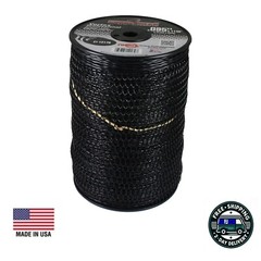 Professional Black Vortex Twisted Trimmer Line .095 1140′ Spool USA MADE