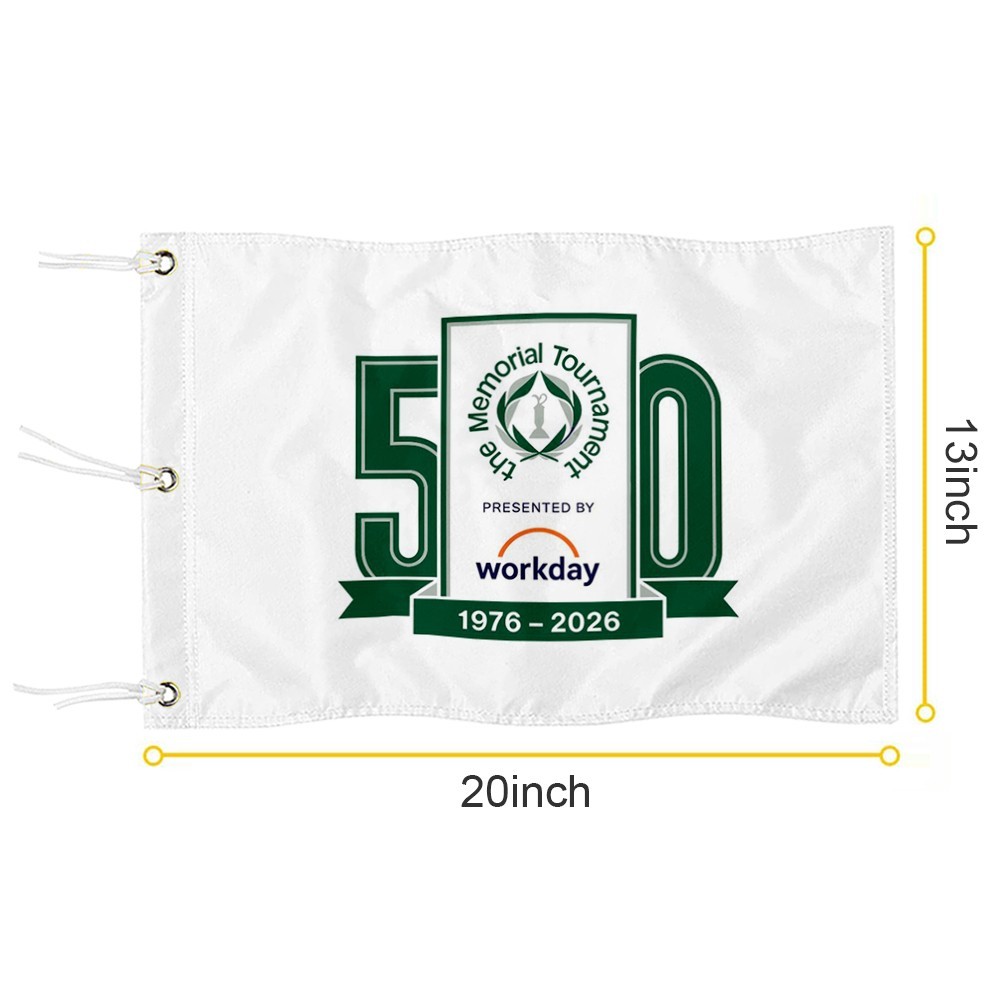 the Memorial Tournament presented by Workday Golf Pin Flag 13x20Inch gallery