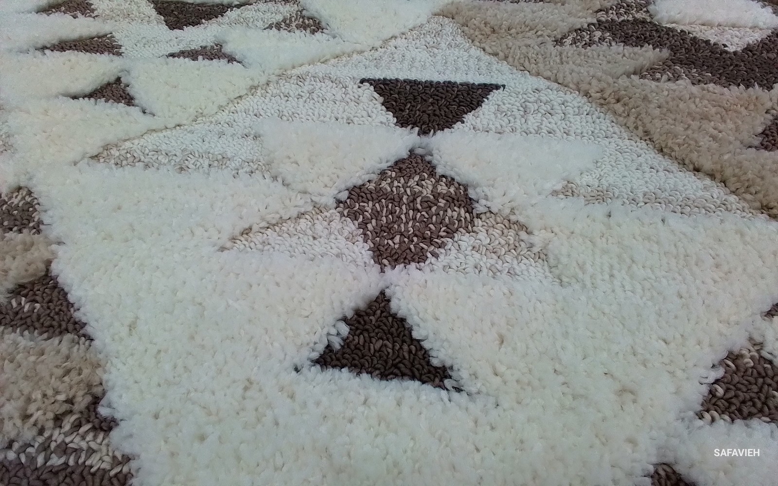 IVORY / BROWN 6'-7" x 9'-2" Back Stain Rug, Reduced Price 1172799772 MTS688A-6 gallery