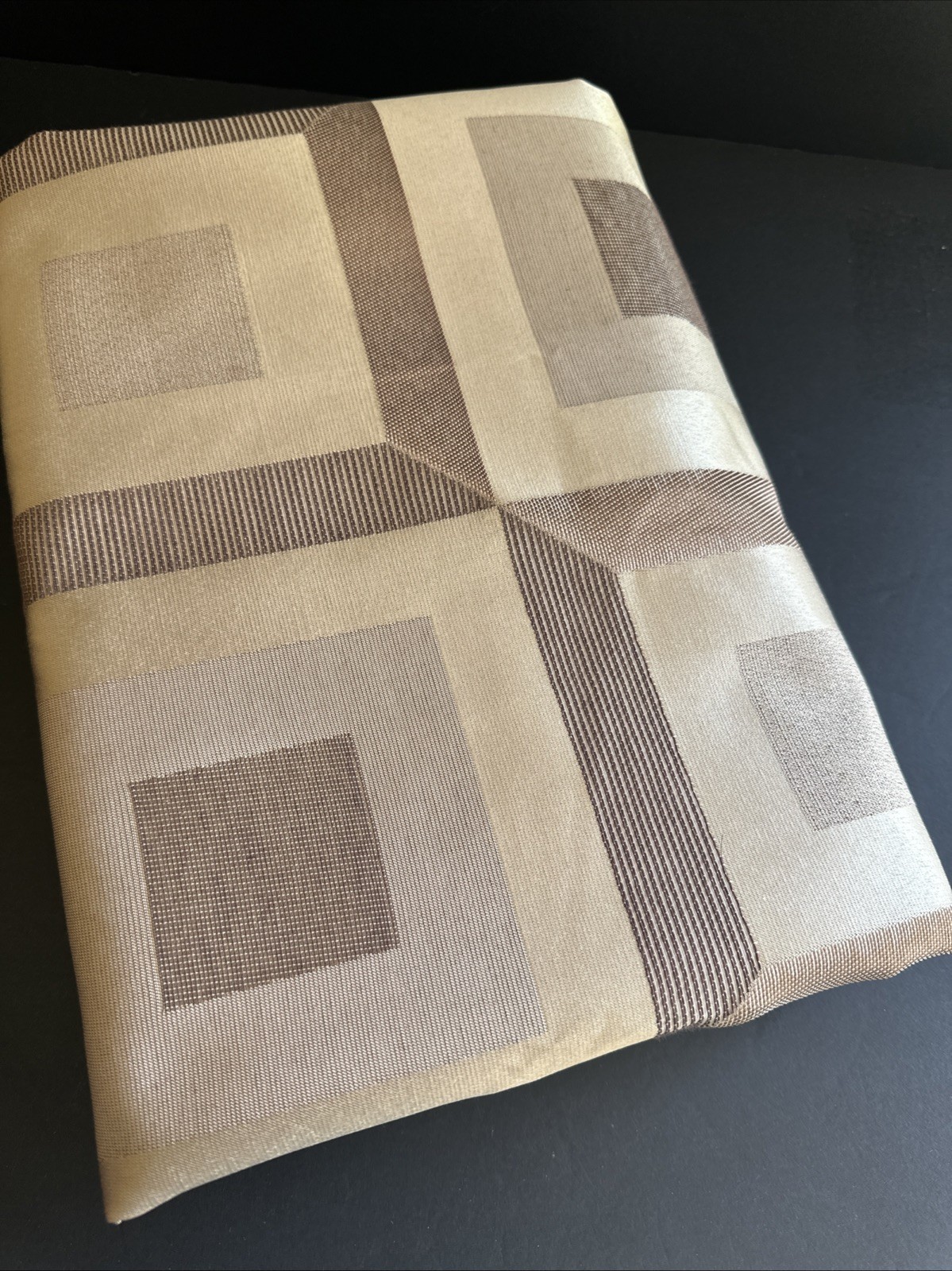 Croscill Metro Gold Shower Curtain Blocks Geometric Fabric 72 X 76 Luxury gallery