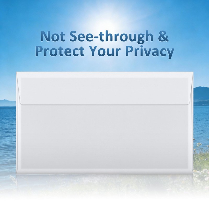 1000 Pack #6-3/4 Security Envelopes Self Seal - 3-5/8 x 6-1/2 Inch White Busi... gallery