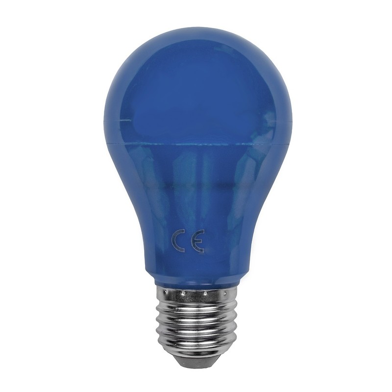 LED A19 Blue Light Bulbs, E27 Medium Base, 5W, 40–60W Equivalent, 400 Lumens, In gallery