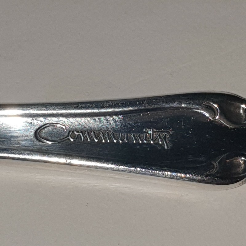 1 ONEIDA MANSION HOUSE PATTERN COMMUNITY PLATE TABLESPOON 21.5CM EXC. PREOWNED gallery