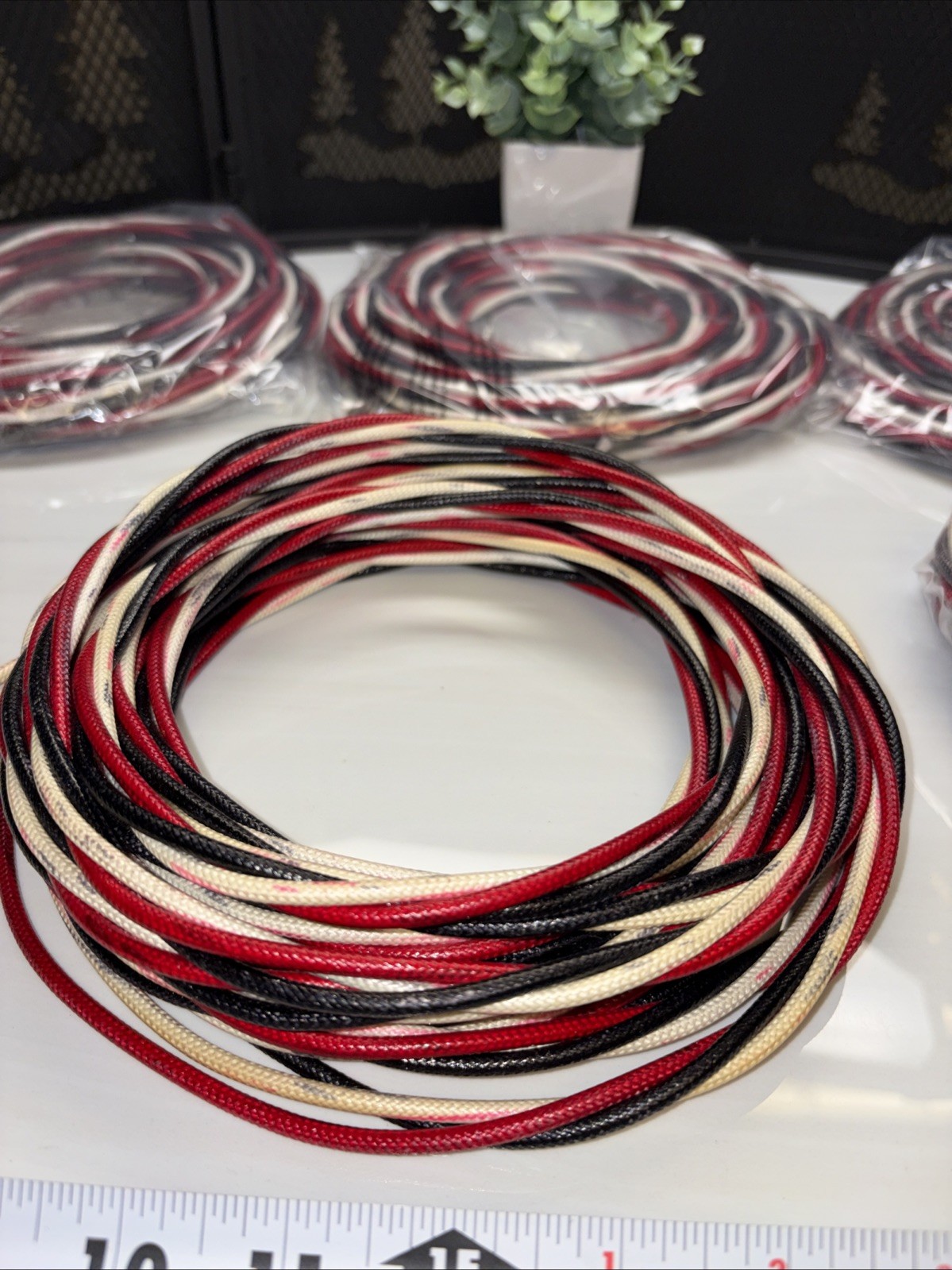 111 FEET- Appliance Wire 14/3 Stranded Braided Abrasion Resistance 200C-300V NEW gallery