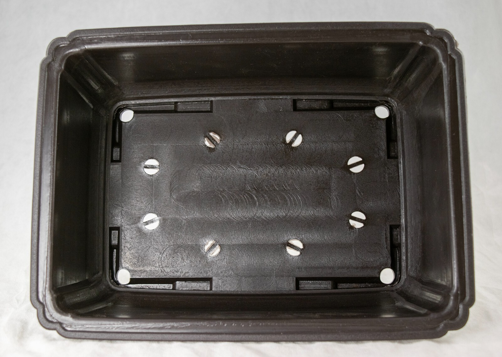 Japanese Heavy Duty Brown Plastic Cactus, Bonsai Training Pot 10.5"x 7.75"x 3.5" gallery
