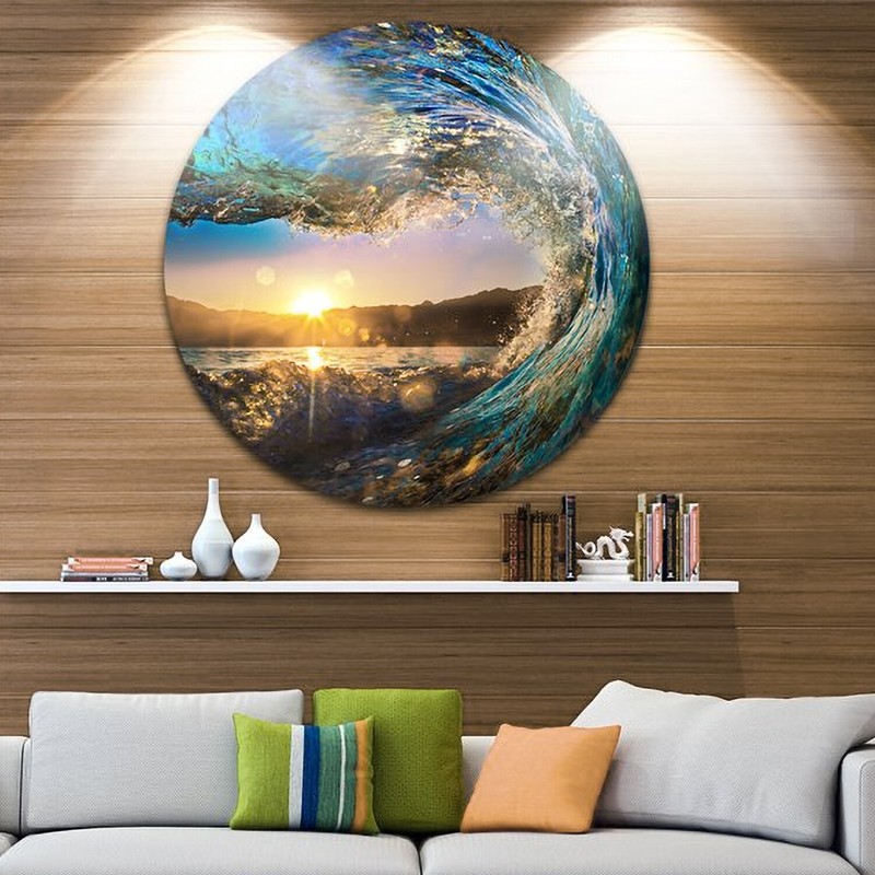 Plexiglass Table Top 1/2" (12mm) Thick Clear Round Acrylic Table Top w Flat Edge gallery