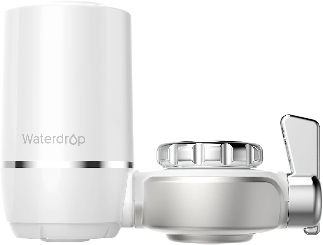 Waterdrop Faucet Water Filter, Fits Standard Faucets, NSF Certified gallery