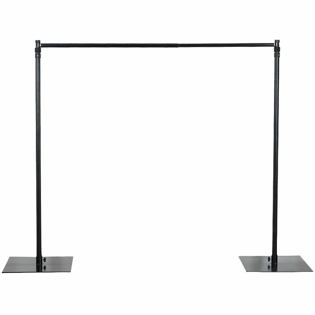 10 ft x10 ft BLACK Photography Backdrop Heavy Duty Stand Kit Background Wedding gallery