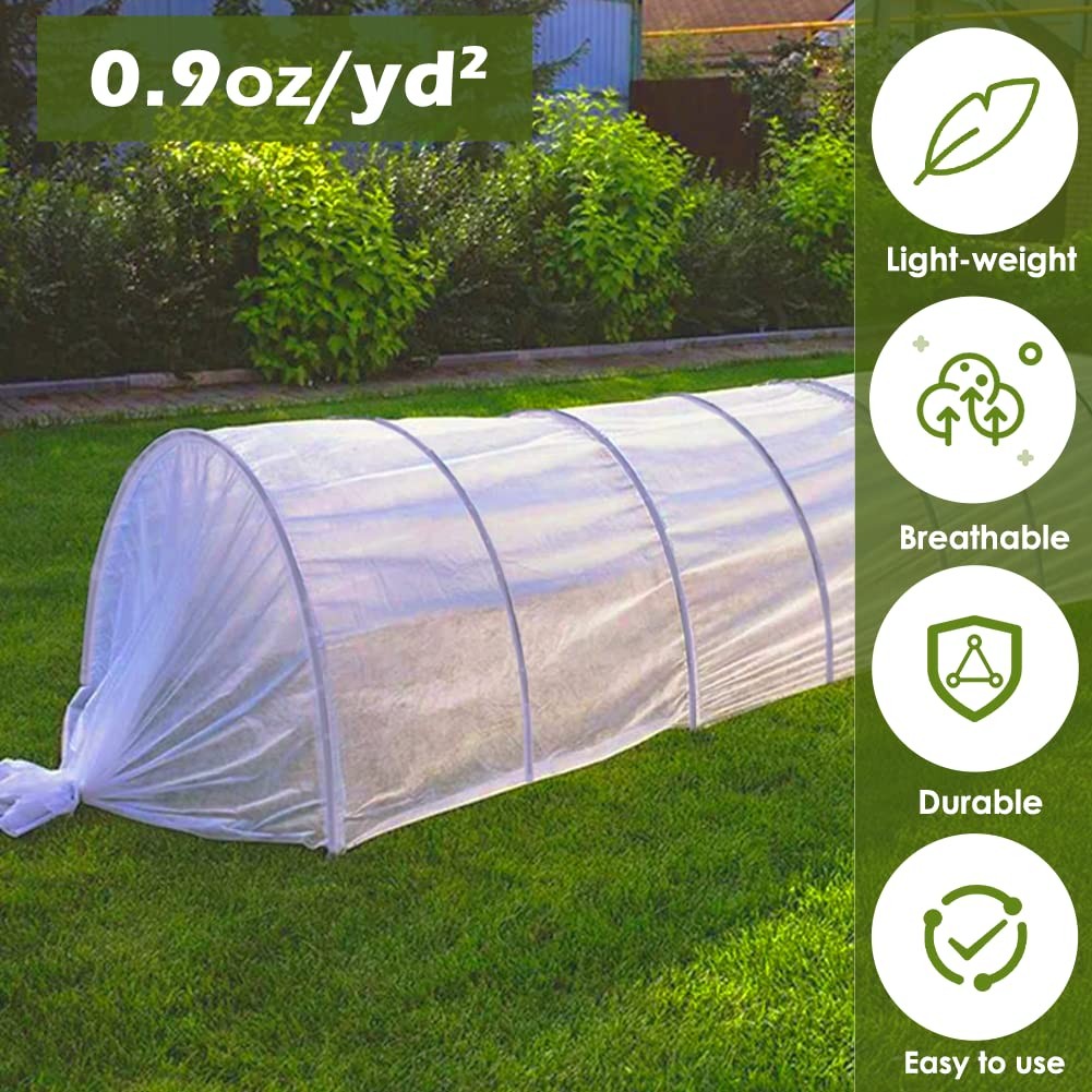 Frost Protection Cover 7x100ft for Vegetables, Trees, Greenhouse & Shade gallery