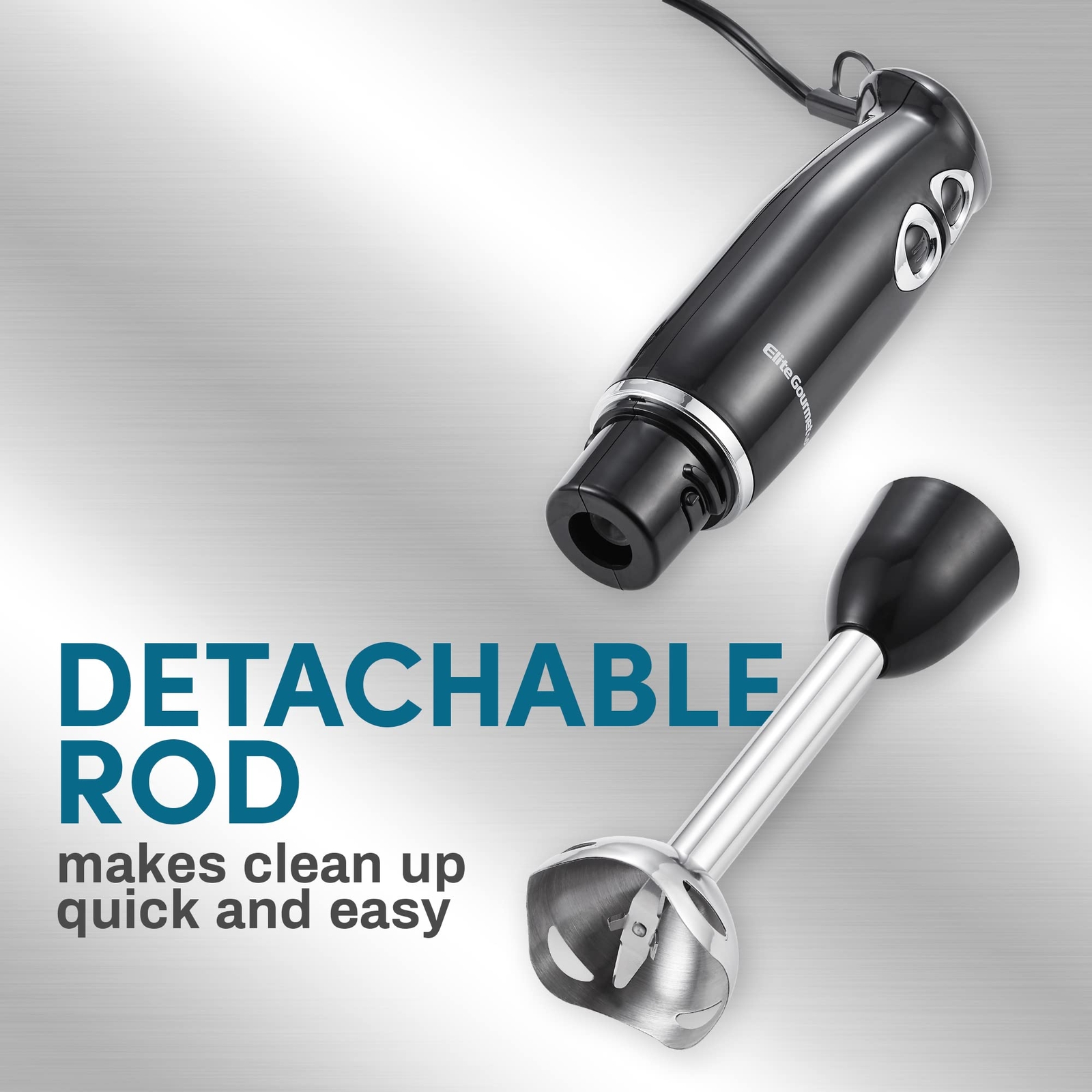 Immersion Hand Blender 500 Watts 2 Speed with Stainless Steel Blades gallery