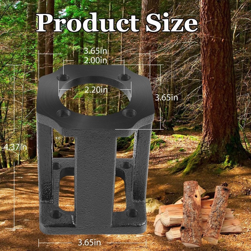Log Splitter Hydraulic Pump Mount Bracket for 5-7 HP Engines Replacement gallery