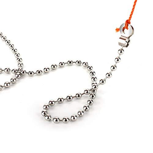 200 Inch Ceiling Fan Pull Chain Upgrade Rust Proof 3.2mm Beaded Pull Chains gallery