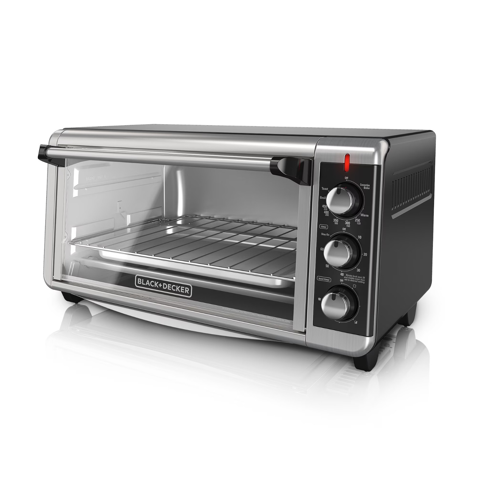 BLACK+DECKER 8 Slice Extra-Wide Countertop Toaster Oven, TO3250XSB, Free Ship gallery