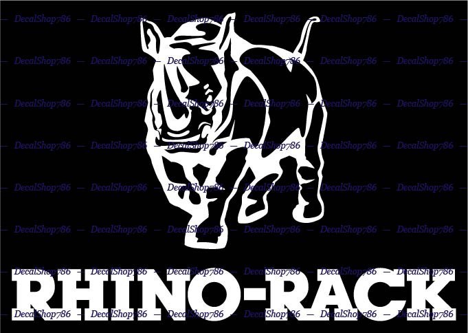Rhino Rack & Accessory -Motor Sports- Car/SUV Vinyl Die-Cut Peel N' Stick Decals gallery