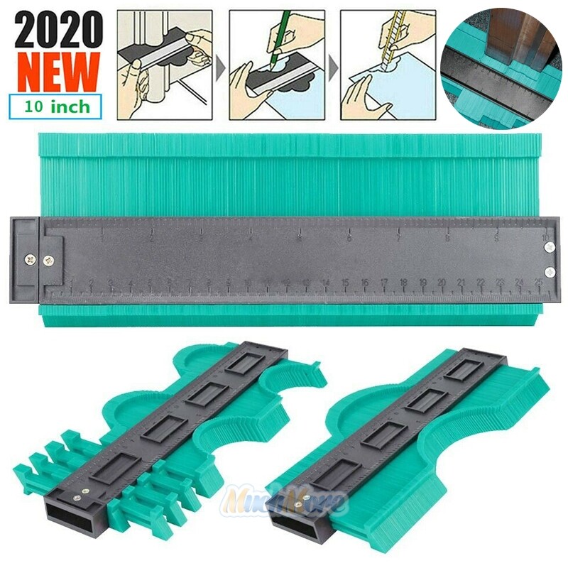 10" Contour Gauge Irregular Shape Duplicator Plastic Profile Gauge Measure Tools gallery
